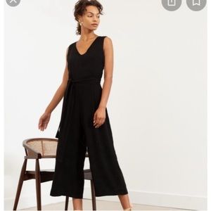 Modern citizen open back jumpsuit